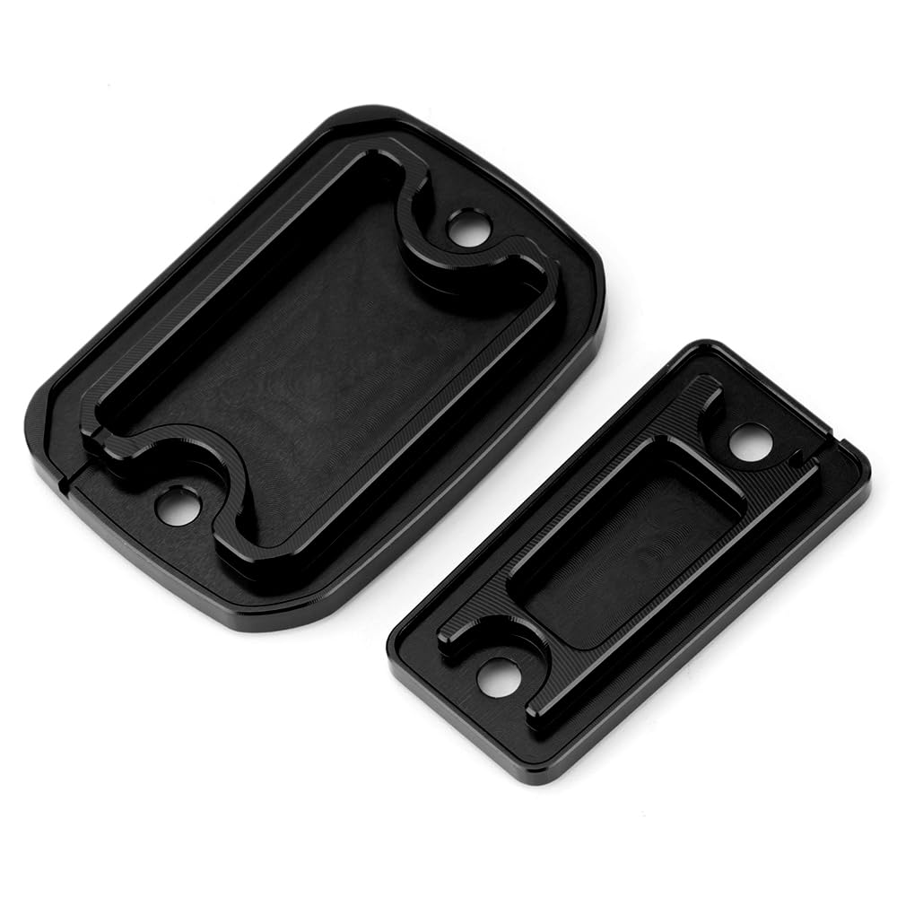 Moto CNC Liquido Freno Cilindro Coperchio del serbatoio del freno principale Accessori Compatibile con HUSQ.VARNA 701 Supermoto 2016 2017 2018 2019 2020 2021 (nero-1)