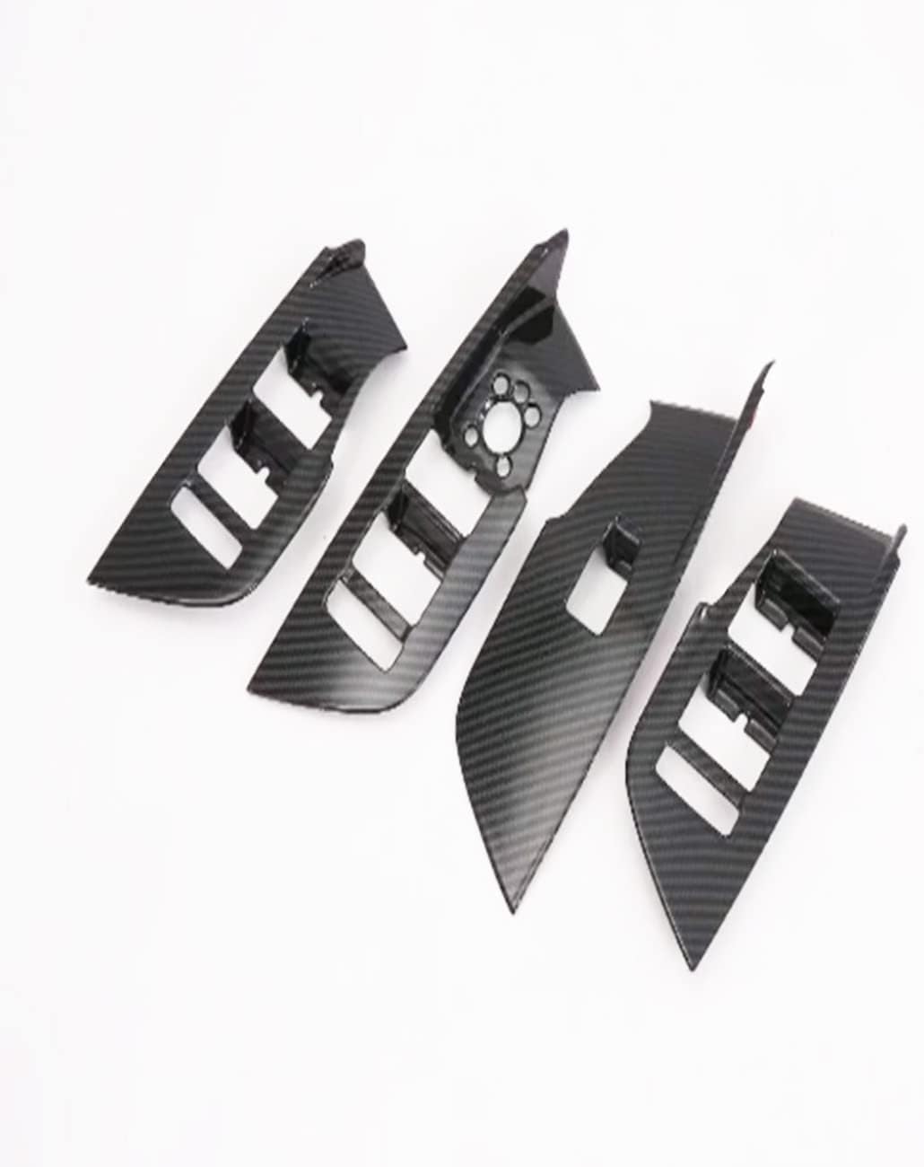 Car Interior trim strip Modified Carbon fiber Trim strip For A6 2019-2020-2021-2022 (2 Rear air outlet Electroplating)