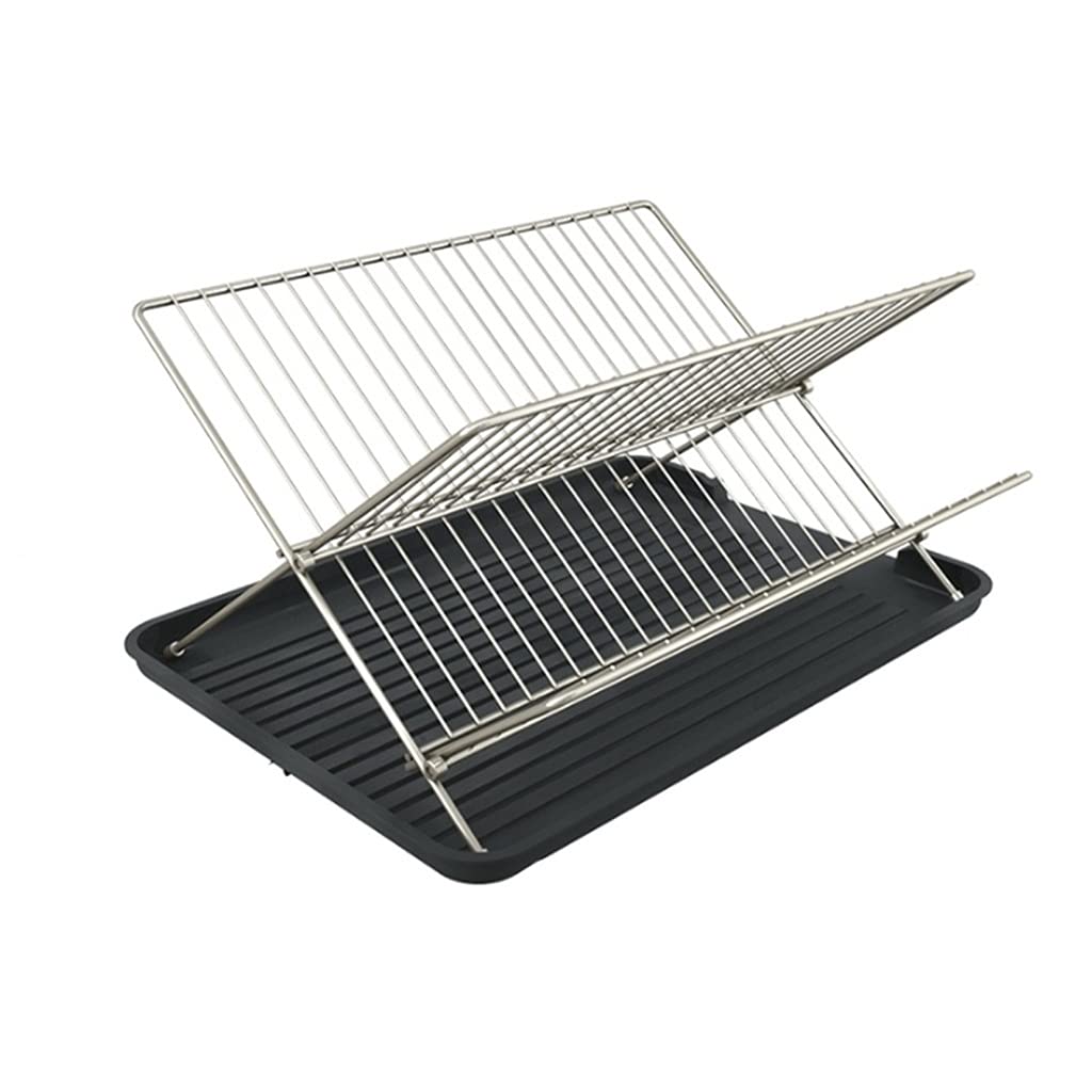 Cfsxfysey One Color Dish Drainer Rack， Foldable Chopsticks Spoon Dish Drainer Plastic Drip Tray For