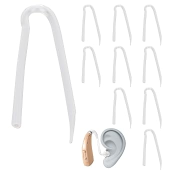 10pcs Hearing Aid Tubes, Flexible Hearing Aid Tubing Replacement Professional Hearing Aid Supplies for Seniors3.3 * 2.0mm