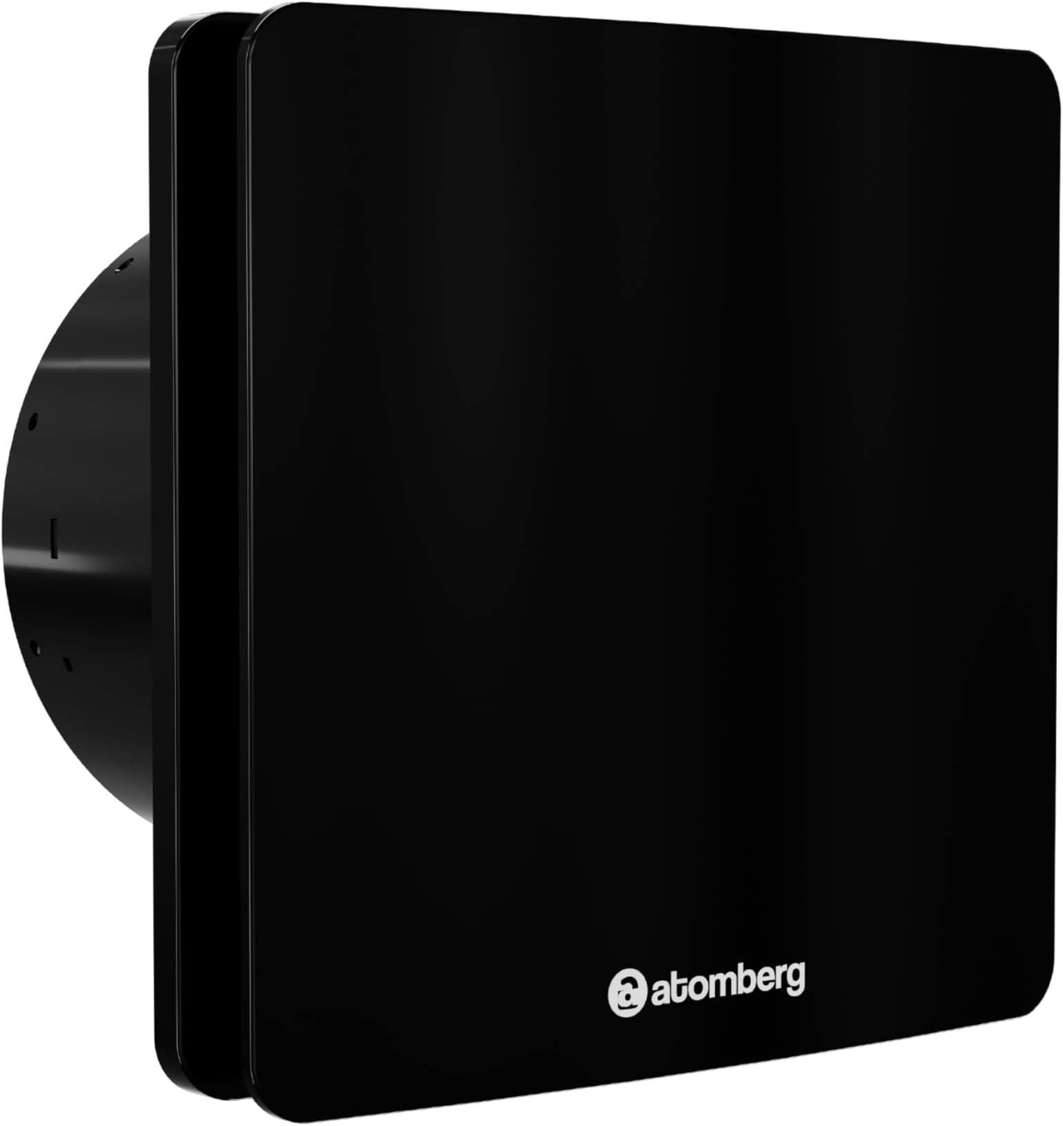 atomberg Studio Exhaust Fan 150mm (6 Inches) | BLDC Motor | 6.8W| Low Noise | 2000 RPM| Ideal for Bathroom,Kitchen | Easy to Clean | Installation-Round Cut (153mm) | 2 Years Warranty | (Gloss Black)