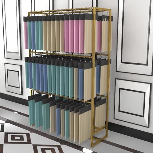 Tige de suspension réglable pour rouleaux de cuir et tissu