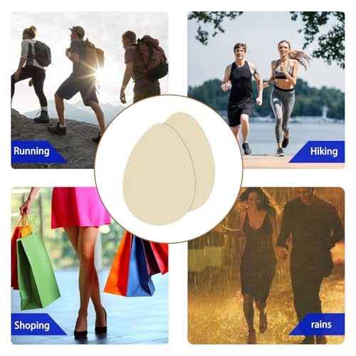 Image of Non Slip Shoes Pads Sole Protectors Adhesive High Heels Anti-Slip Shoe Grips (Beige 4pairs)
