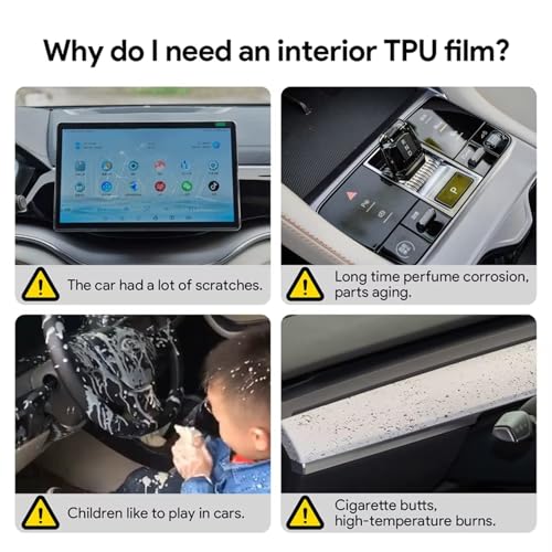 Film protection navigation BYD Seal U finition premium pour écran de bord - 6