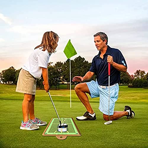 Golf Training Mat For Swing Detection, Path Feedback Golf Practice Mats, Advanced Golf Hitting Mat For Indoor/Outdoor, Golf Training Aid Equipment Outdoor Indoor Golf Gifts For Men Women(Rubber) #TOP6