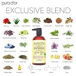 PURA D'OR Original Gold Label Anti-Thinning Shampoo – CLINICALLY TESTED Botanical Formula – Biotin & Argan Oil – Sulfate-Free Strengthening & Volumizing for Fuller-Looking Hair, Men & Women, 16 fl oz - Image 4