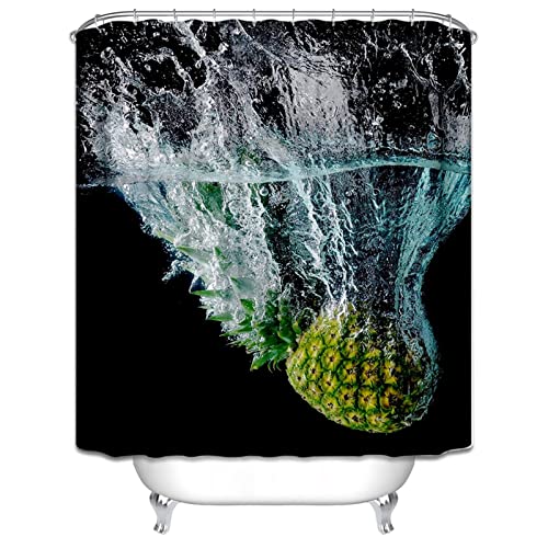 Rideau douche imperméable KnSam anti-moisissure en polyester 165X200 - 3