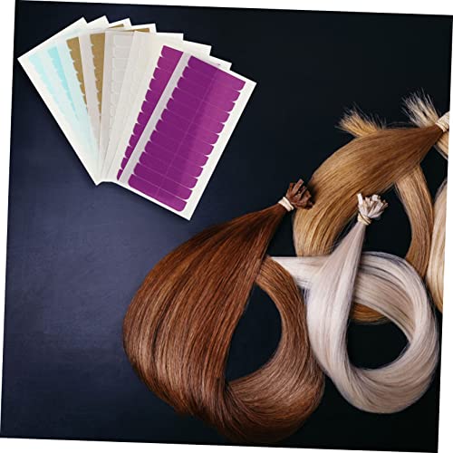 FOMIYES 9 Pçs Peruca De Extensão De Cabelo Sem Costura Fita Dupla Face Fita Adesiva Dupla Face Fita