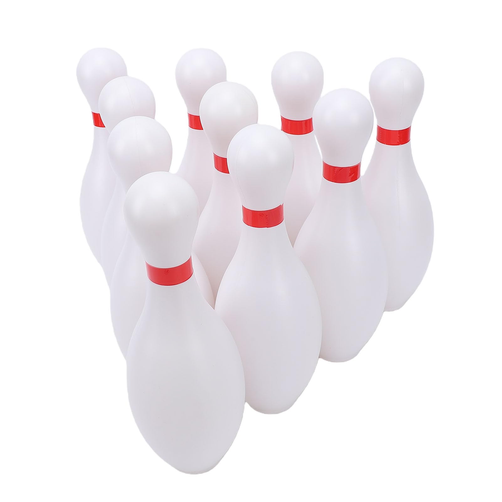 Juego de Bolos de Plástico con Bolas, Seguro y Duradero para Niños, Uso en Interiores y Exteriores, Incluye 10 Bolos, 2 Bolas, Fiestas