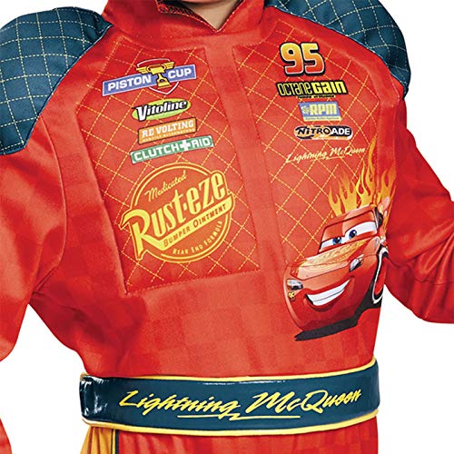 Cars 3 Lightning Mcqueen Classic Toddler Costume, Red, Small (2T) #TOP3