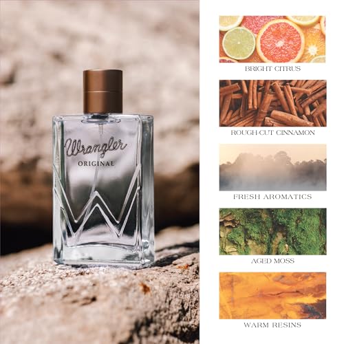 Wrangler Original Cologne For Him by Tru Western, 2.5 fl oz (74 ml) - Aromatic, Citrusy, Earthy - Image 4