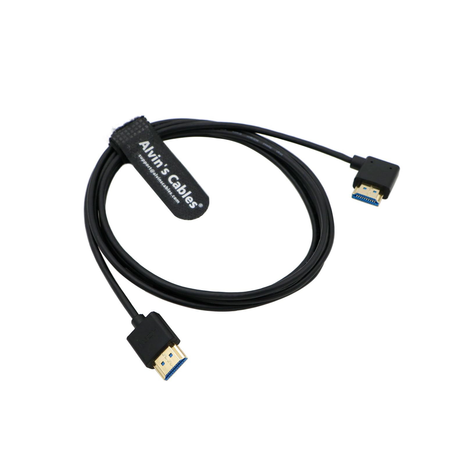 Alvin’s Cables 8K 2.1 Full HDMI Braided Coiled-Cable for Atomos Ninja-V 4K-60P Record from Z-CAM for Canon-C70, for Sony A7S3,A9,A74(18 to 28 Inch) — view 40