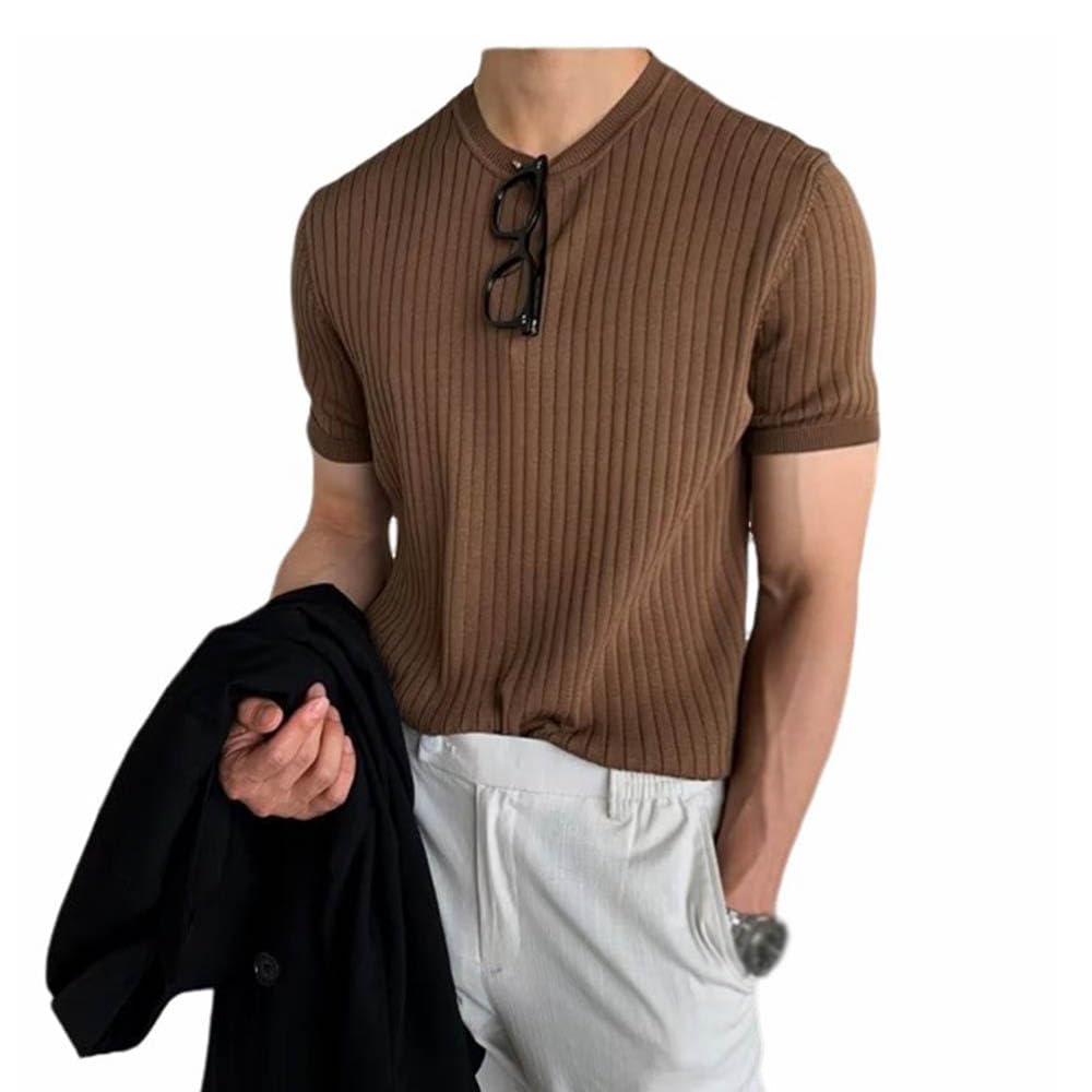 Amazon.co.jp: サマーニット メンズ tシャツ 半袖ニット 冷感 涼しい