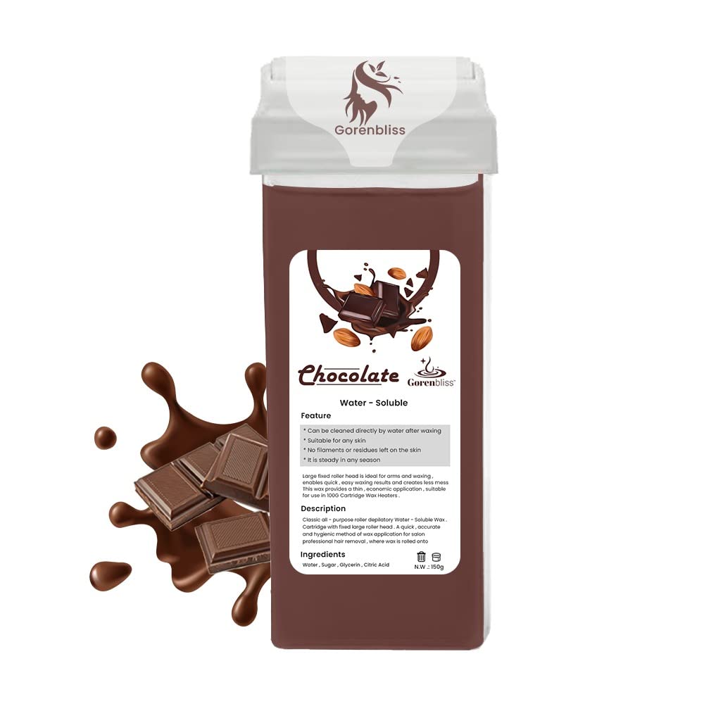 Meldis Wax Warmer Hair Removal RollOn Wax Refill Cartridge Chocolate