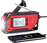 【Handlicher Campingbegleiter】: Das multifunktionales Radio bietet viele Möglichkeiten für Outdoor Aktivitäten. Durch die kompakte Größe und Gewicht ist das handliches Radio für unterwegs gut geeignet. Man kann direkt etwas Platz und Gewicht im Rucksack sparen