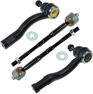TRQFront Tie Rod Set Compatible with 2007-2012 Nissan Sentra