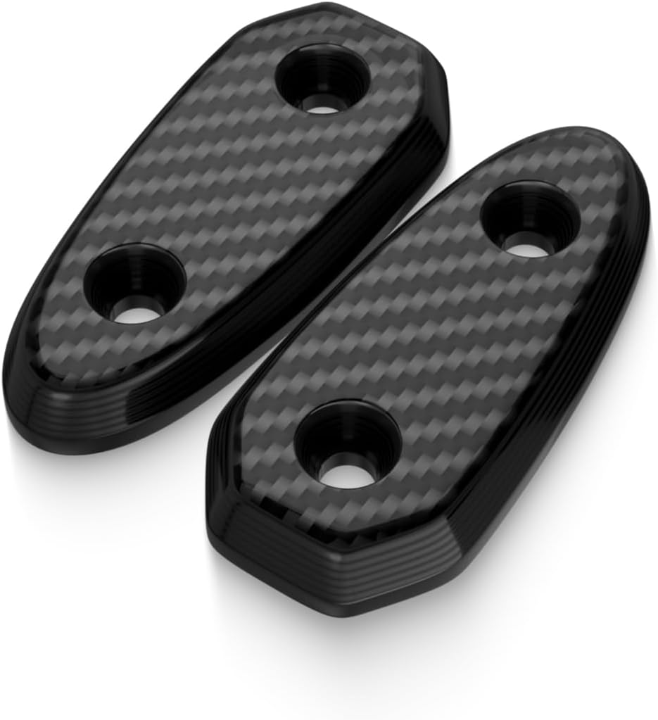 Carbon Fiber Motorcycle Mirror Block Off Plates Compatible With Bmw S1000RR S1000 RR S 1000RR 2020-2024