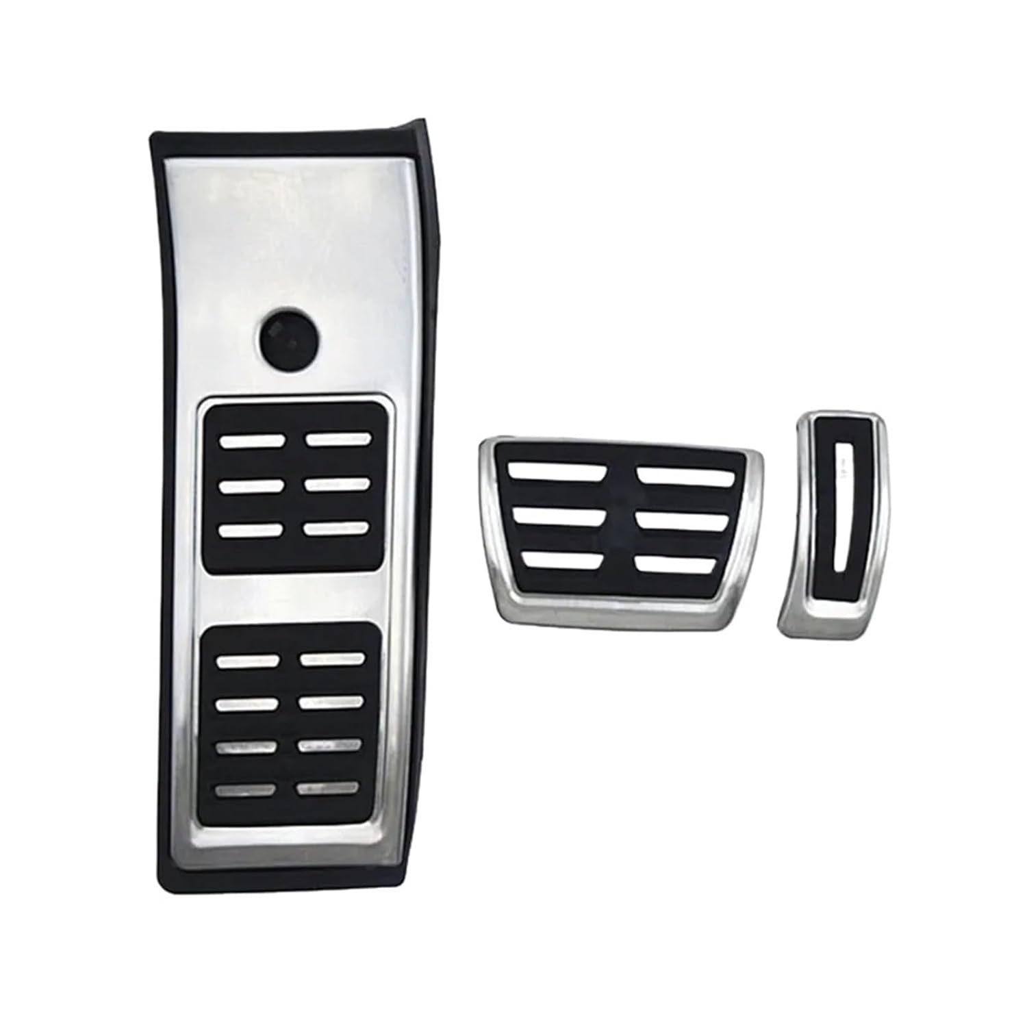 LHD Car Pedals Fit for Audi Q5 FY 2018-2023 Stainless Steel Fit for Gas Fuel Brake Rest Pedal Cover Pad Accessories(3PCS)