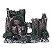 Wnvivi Aquarium Castle Decoration,Simulation Castle Fish Tank Landscap Decoration for Aquarium Reptile Terrarium