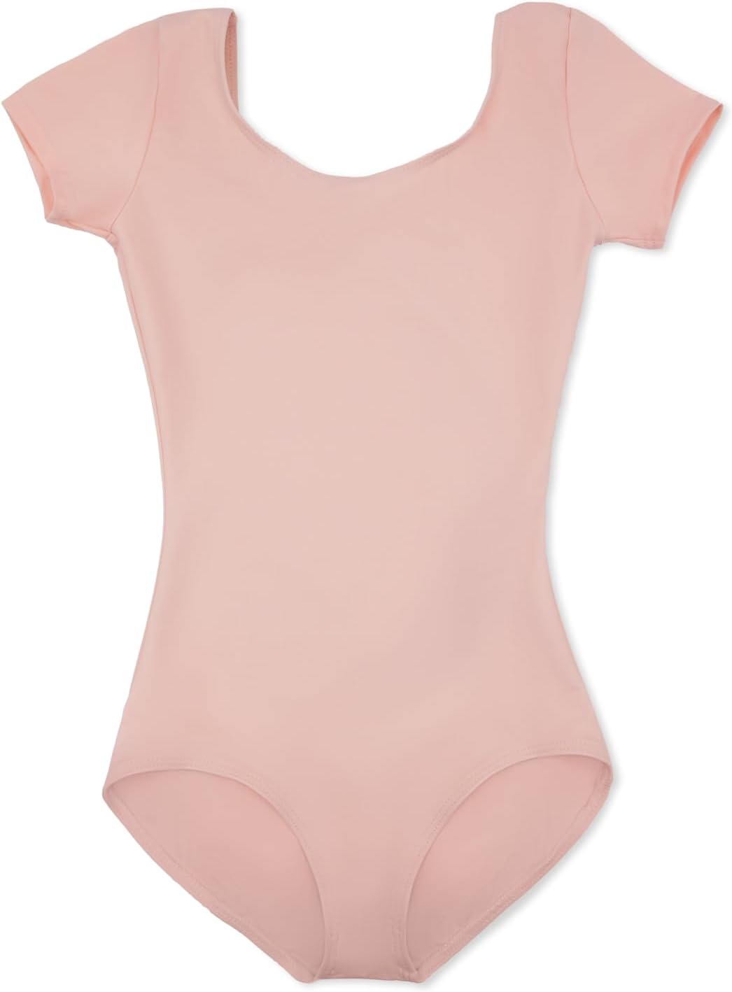 Capezio girls Team Basic Short Sleeve athletic leotards, Ballet Pink, Toddler 2T-4T US