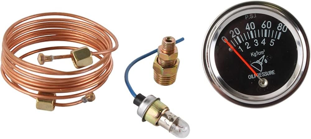 DB Electrical Oil Pressure Gauge - Lighted