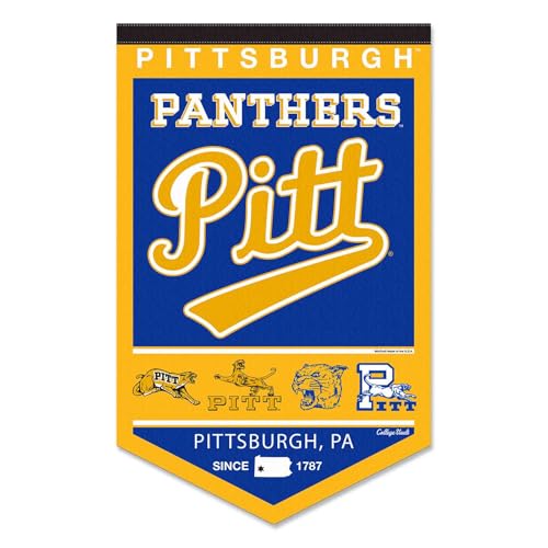 Pittsburgh Panthers Heritage History Banner Pennant