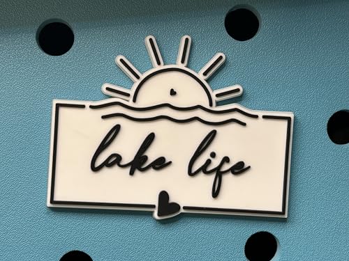 Lake Life Tote Bag Charm – Accessory for Beach, Pool & Everyday Use - Fits Various Tote Bags3
