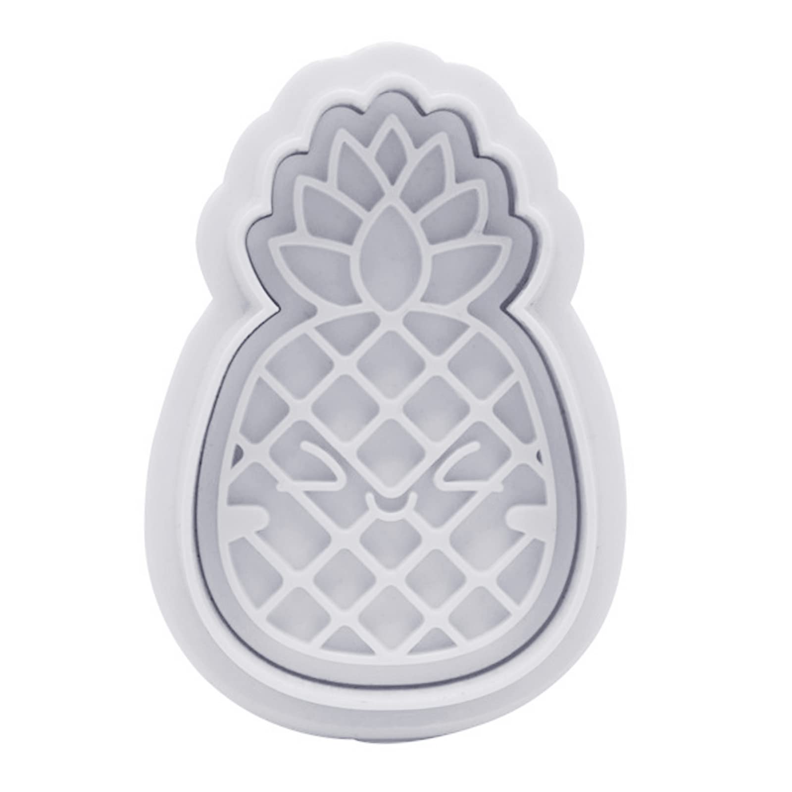 Buxuaaaa 3D Pineapple Shape Kitchen Baking Mold Cake Decorating Tools Fondant Chocolate Biscuits Cookie Mold Biscuit Molds for Baking