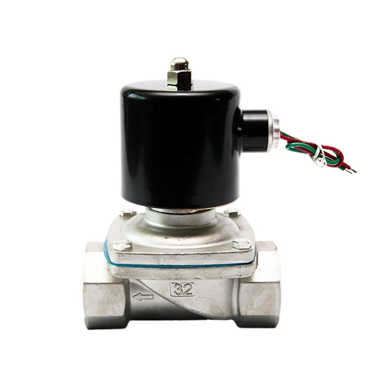 3/8 1/2 3/4 1/4 1-1/4 1,5 i 2-calowy 2-drożny zawór elektromagnetyczny ze stali nierdzewnej 12 V 24 V 110 V 220 V normalnie zamknięty (3/8", BSP_24VAC)