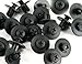 8mm 40 Pcs / Pack Nylon Bumper Fender Flare Mud Flaps Guard Fastener Rivet Clips 91512-SM4-003 For Honda Accord Civic CRX Del Sol Prelude Acura Intergra Legend Vigor PHgiveU