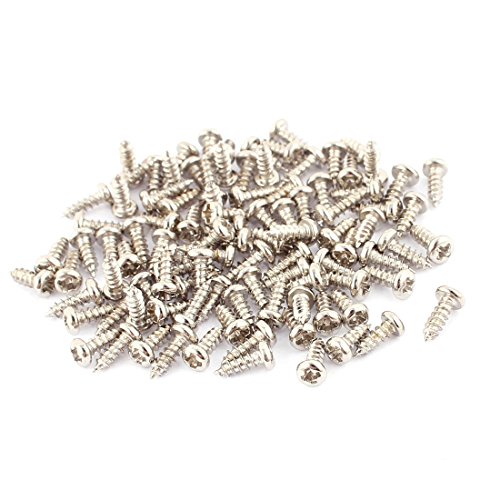 100 tornillos autocortantes acero inoxidable M2 x 6mm