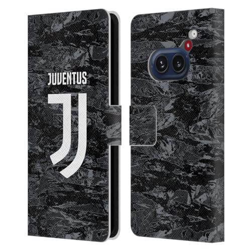 Head Case Designs Officially Licensed Juventus Football Club Home Goalkeeper 2019/20 Race Kit Leather Wallet Case Compatible with Nothing Phone (2a)