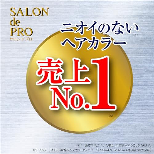 サロンドプロ サロンドプロ 白髪染め 無香料ヘアカラー メンズスピーディ 6A 赤みを抑えた黒褐色 の商品画像 1