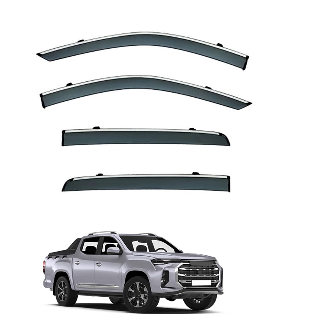 AMHVMU 4pcs Set Wind Deflectors, for MAXUS T90 2021-2026