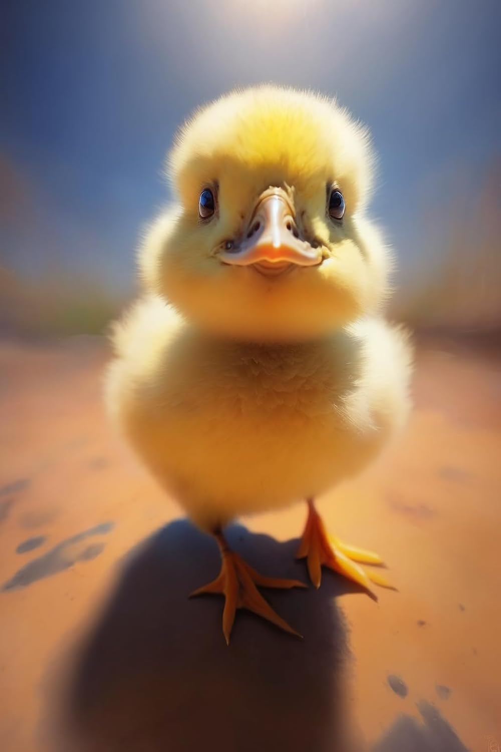 Adult Diamond Painting Kits - Funky Duck Diamond Art,DIY Full Round Diamond Crystal Rhinestone Crafts - Gemstone Art with Diamonds Home Decor Hallway Decor 20x20 Inch