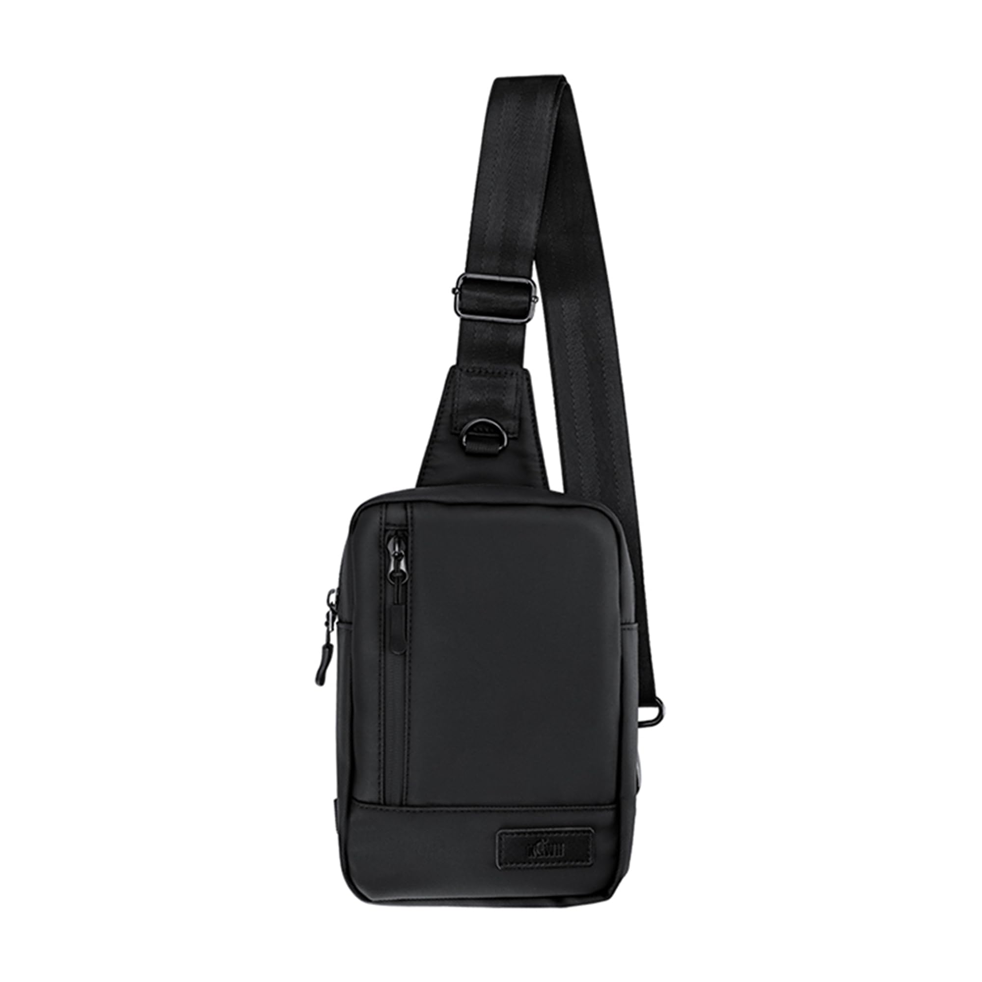 Kiwifotos Borsa a tracolla piccola Borsa a tracolla per uomo e donna Borsa a petto resistente all'acqua con cerniera, borsa a tracolla per viaggi, campeggio e sport all'aria aperta