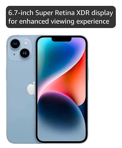 Amazon.com: Apple iPhone 14 Plus, 256GB, Blue - Unlocked (Renewed