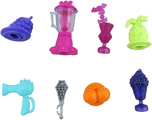 Piezas de repuesto para Monster High Deluxe Bus Playset - FCV63  Bolsa de accesorios de repuesto  Bebidas de frutas, secador de pelo, licuadora disponible en Yaxa Mexico