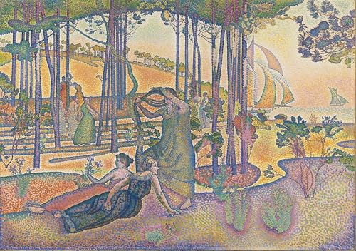 Tableau l'air du soir d'Henri Edmond Cross pour décoration de bureau élégante