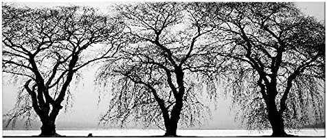 Homemania HM20KNV70x100-56 Tree Picture - Nature and Landscapes - for Living Room, Bedroom, Polyester, Wood, 70 x 3 x 100 cm