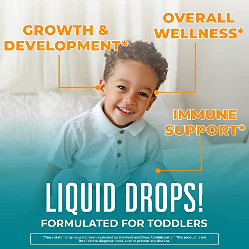 Maryruth's | Multivitamin & Multimineral With Iron For Toddlers | Liquid Drops For Kids Ages 1-3 | Immune Support & Overall Wellness | Usda Organic, Sugar Free, Vegan, Non-Gmo | 2 Oz #TOP1