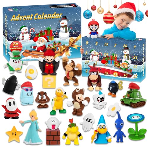 Super Bros Calendario de Adviento 2024 con Mini Figuras