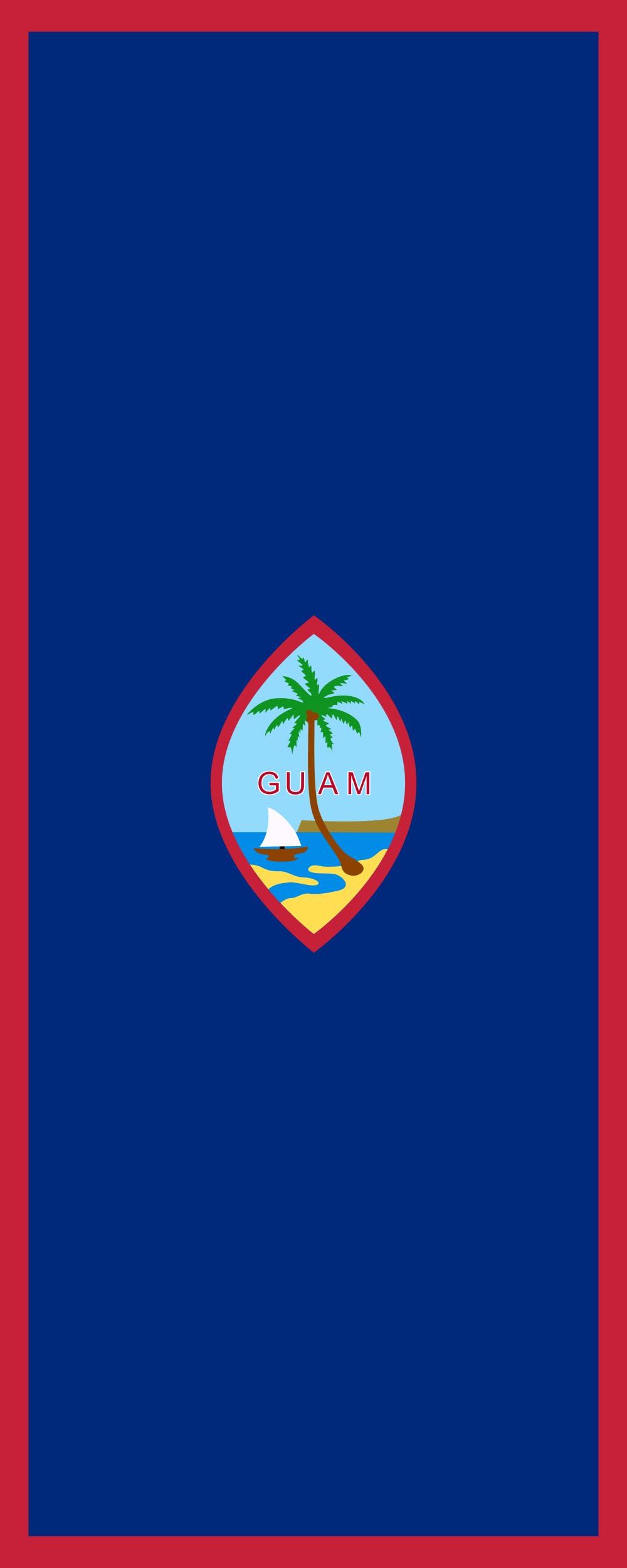 Drapeau Guam de 3.5m² pour cérémonies officielles et événements en plein air