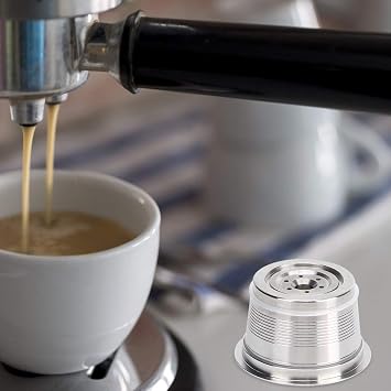 Stainless Steel Reusable Coffee Capsule Cup, Food Grade Safe Cup, High Temperature with Better Filtration, Ideal for Caffitaly & Home Use