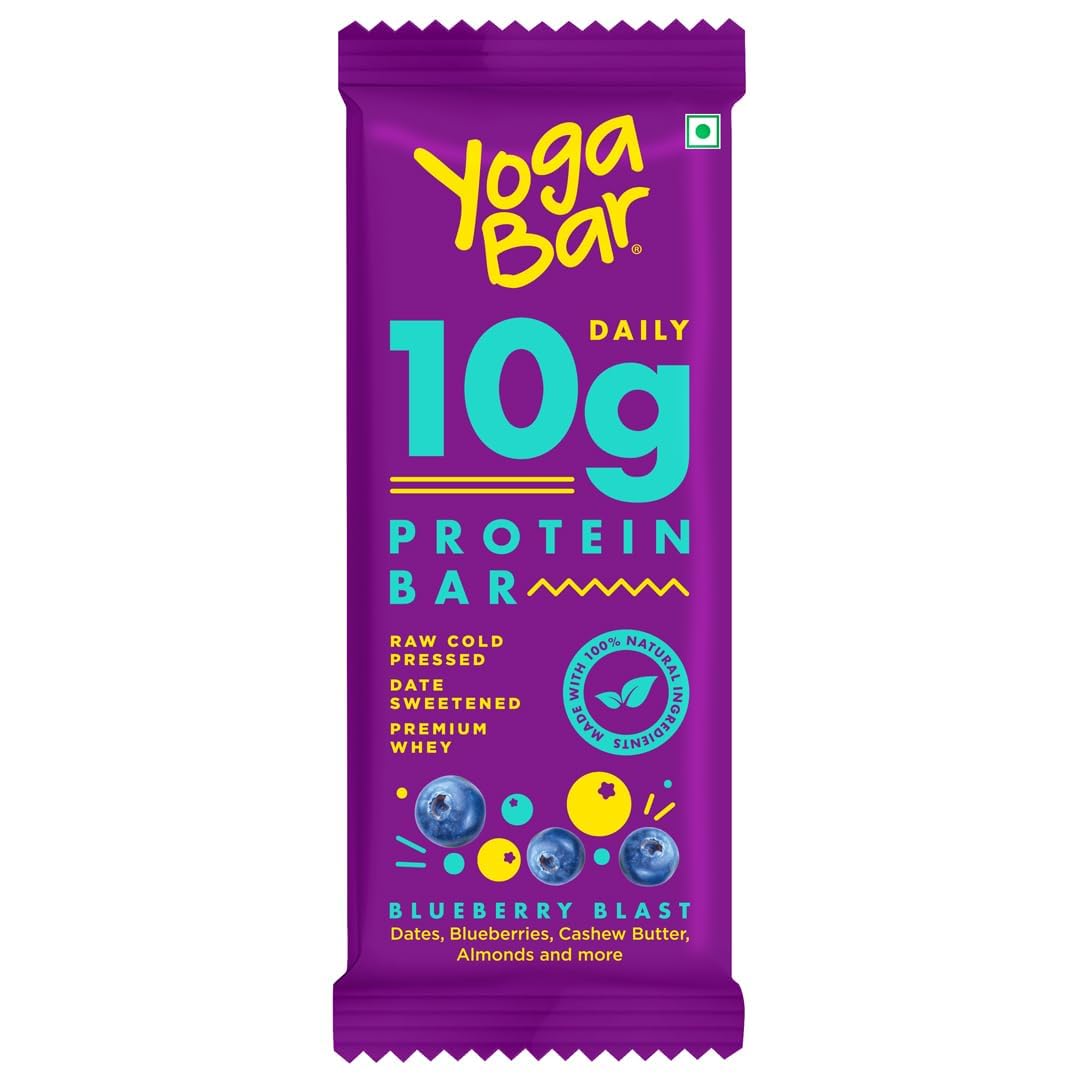 Yoga Bar Protein Bar - Blueberry Blast 50 gm Bar-image-20