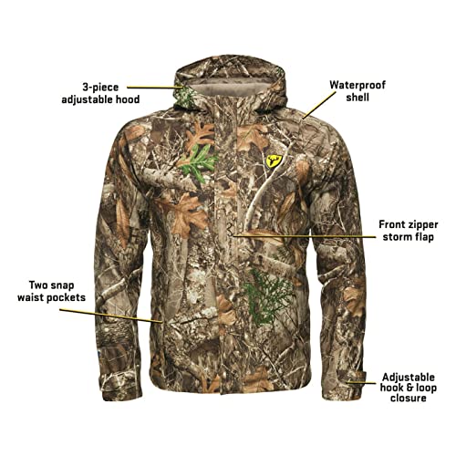 Image of SCENTBLOCKER Men's Lightweight Waterproof Breathable Camo Rain Jacket