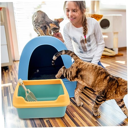 Beavorty 1 Conjunto De Caixa De Areia Para Gatos Penico De Viagem Caixas De Areia Decorativas Para G