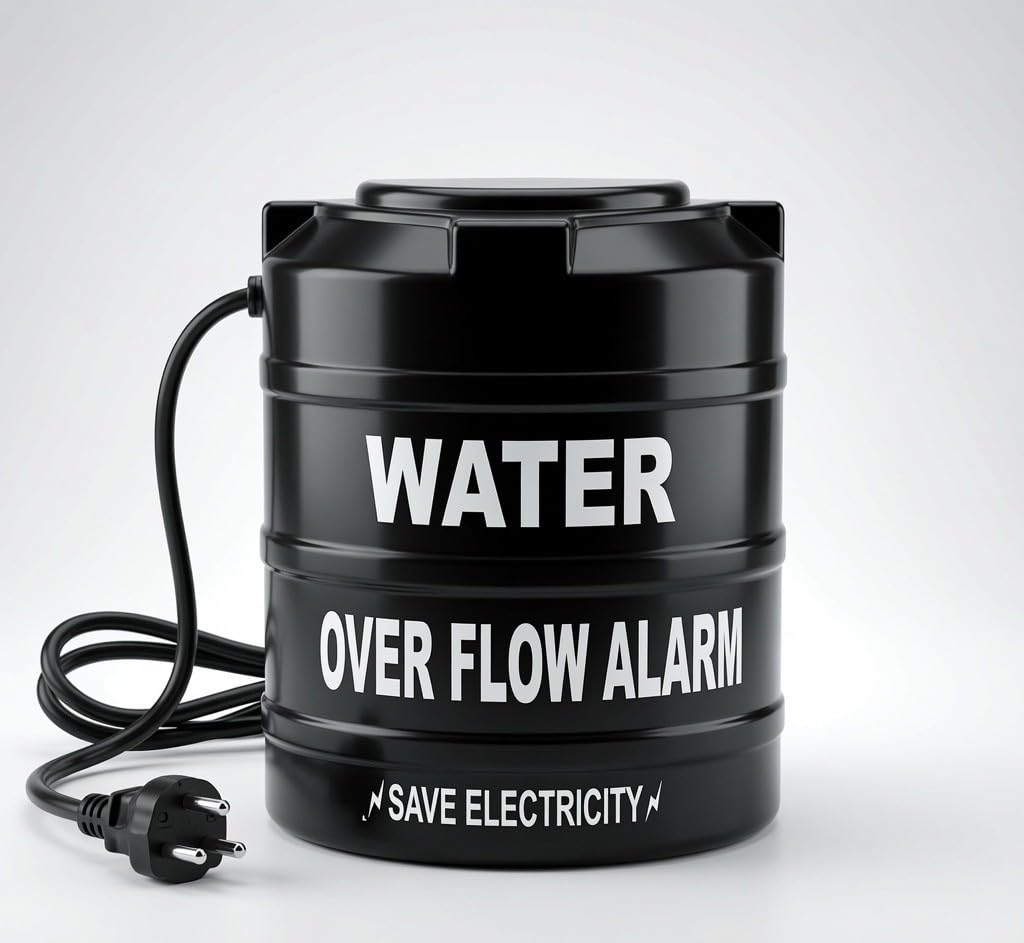 Water Overflow Alarm, Black, Electric, Save Electricity, Tank Overflow Alert Device-picture-17