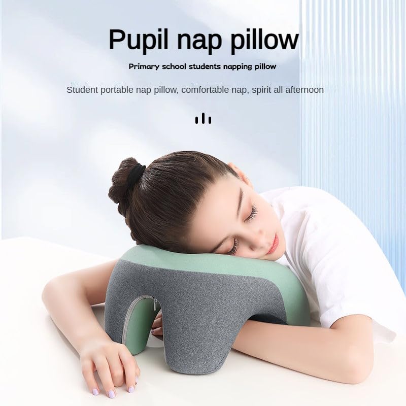 Poduszka podróżna z pianki z pamięcią kształtu, poduszka podtrzymująca szyję do biura, drzemki i podróży, ergonomiczna konstrukcja