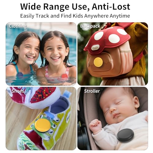 Image of for AirTag Holder for Kids, Compatible with Apple AirTag 1 & 2nd Gen, 2-Pack Waterproof Hidden Air Tagholder with Safety Pin Discreet Toddler Airtag Clip for Clothing, Backpack & Dog Collar